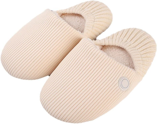 Foot Warmers Sole Anti-Slip Three Temperature Control Intelligent Constant Temperature Cotton Home Thermal Cotton Mop, Girl Size 34-39
