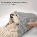 Foot Warmers Sole Anti-Slip Three Temperature Control Intelligent Constant Temperature Cotton Home Thermal Cotton Mop, Girl Size 34-39